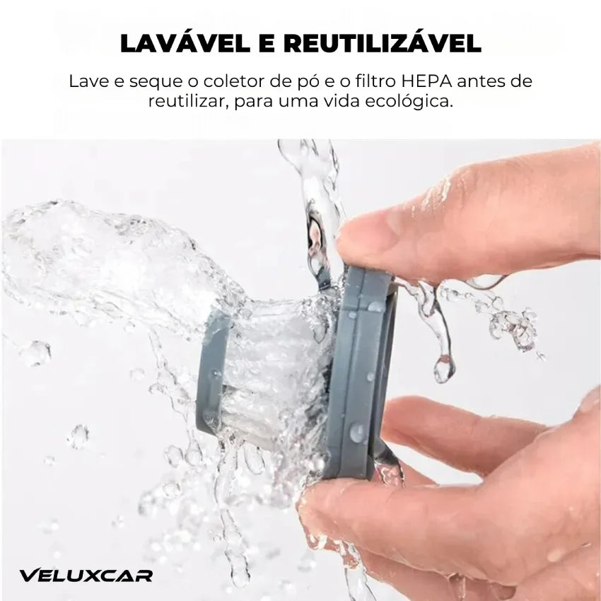Aspirador de Carro Sem Fio Portátil -
