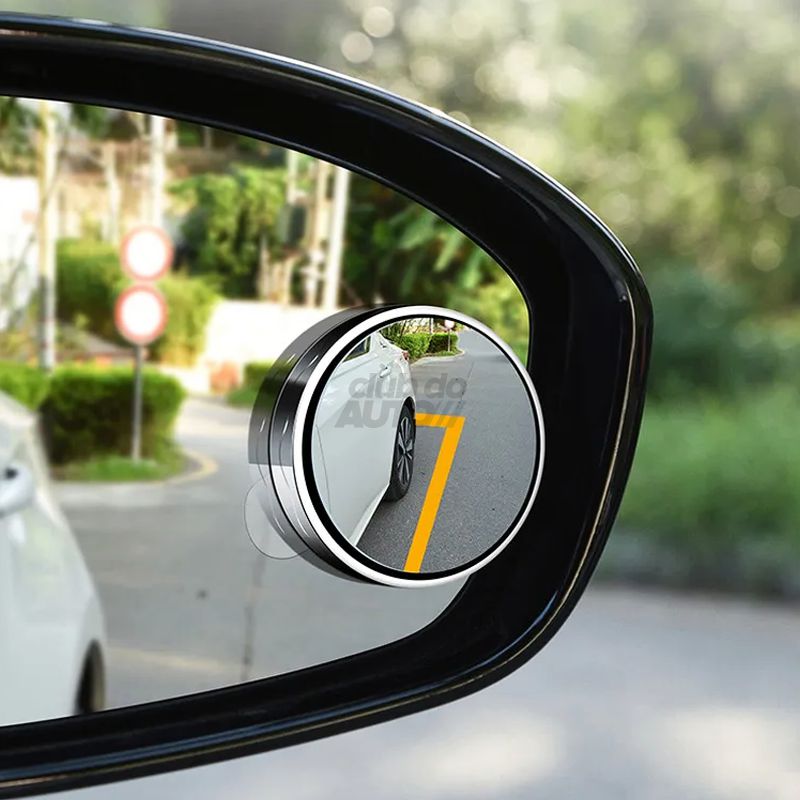 EasyVision™ 2.0 Espelho Convexo Auxiliar para Retrovisor Universal - 2 Pçs