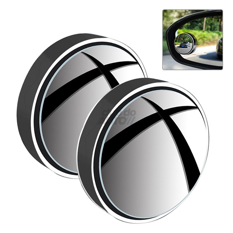 EasyVision™ 2.0 Espelho Convexo Auxiliar para Retrovisor Universal - 2 Pçs
