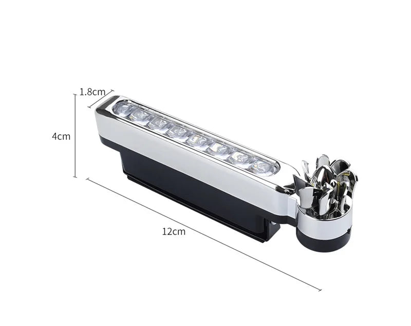 Luzes Auxiliar Decorativas LED para Carro com Energia Eólica