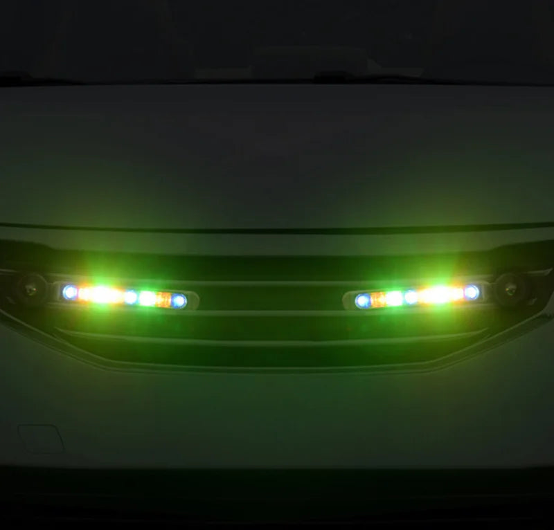 Luzes Auxiliar Decorativas LED para Carro com Energia Eólica