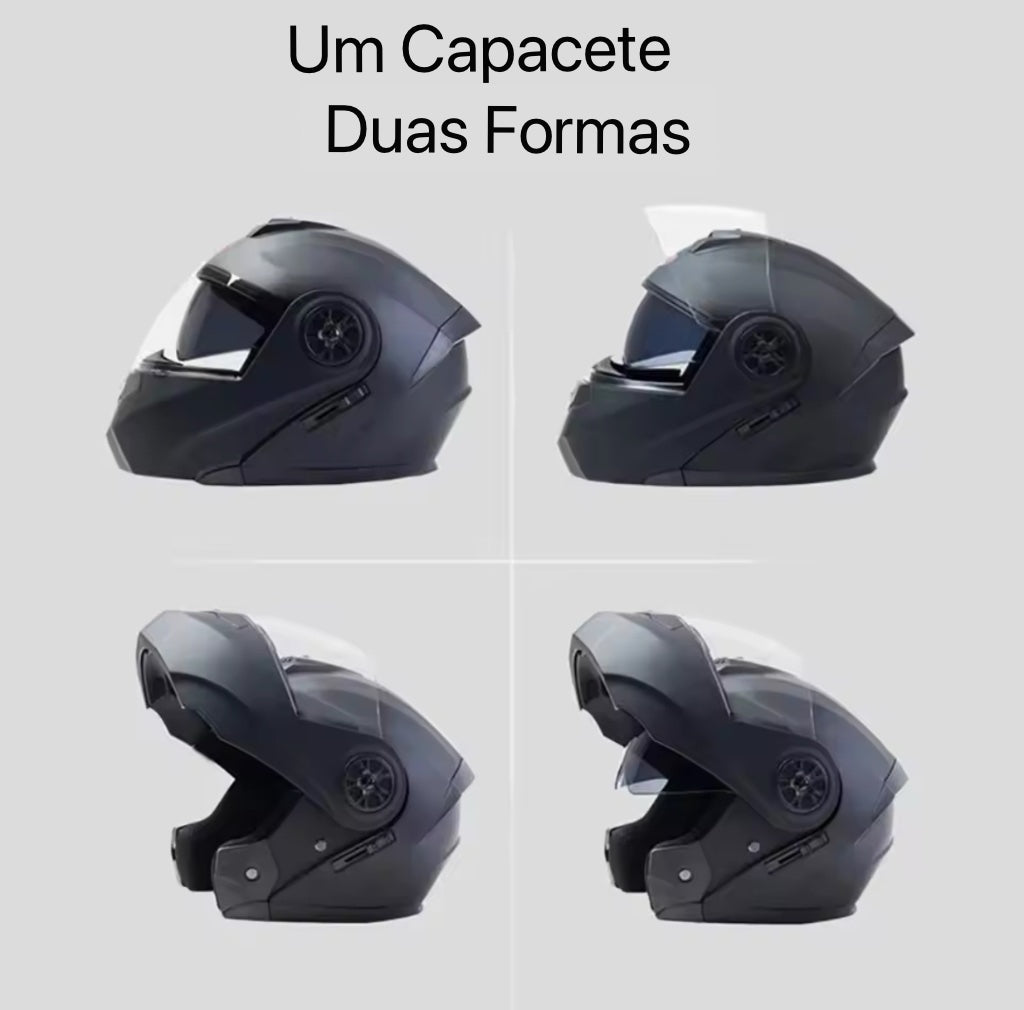 Capacete Fechado com Lente Dupla