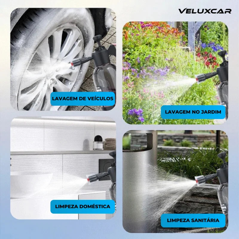 Pulverizador Manual de Espuma para Lavagem de Carros