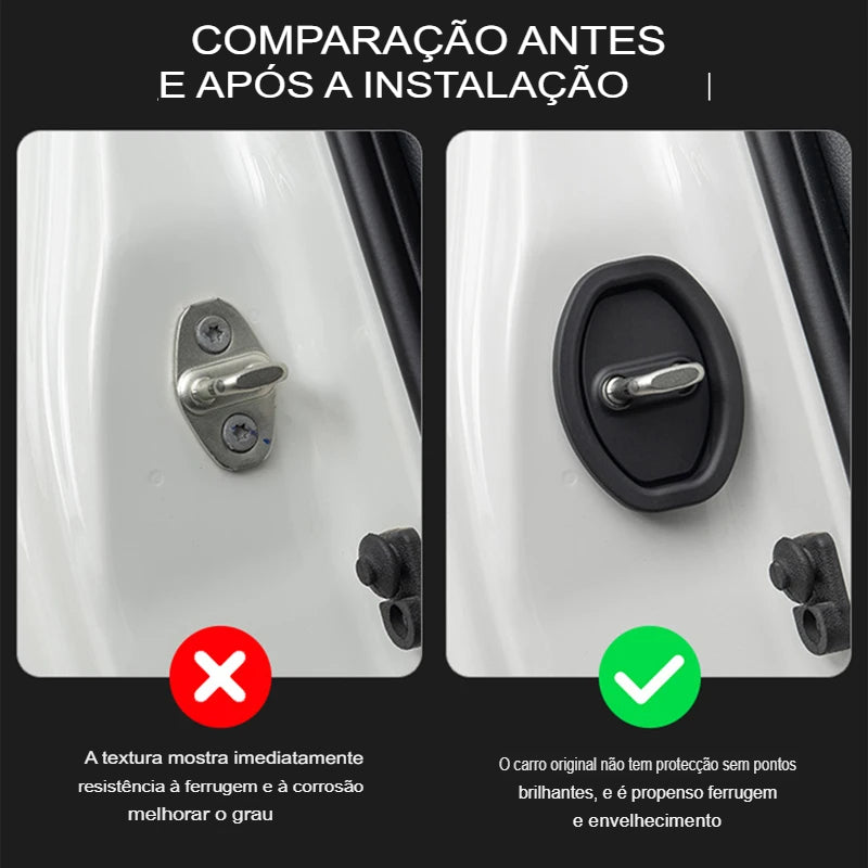 Protetor de portas em Silicones - Tampão Fechadura