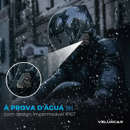 Fone de Ouvido Bluetooth para Capacete à Prova d'Água